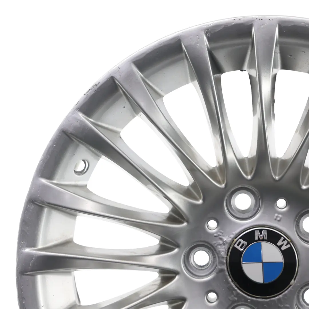 llanta de aleación de plata 17 "ET:34 8J Spider Spoke 187 para BMW E90 E91 con número de pieza 6768969 BMW E90 E91 llanta de aleación de plata 17 "ET:34 8J Spider Spoke 187 - SKU 6768969-2 - Número de pieza 6768969