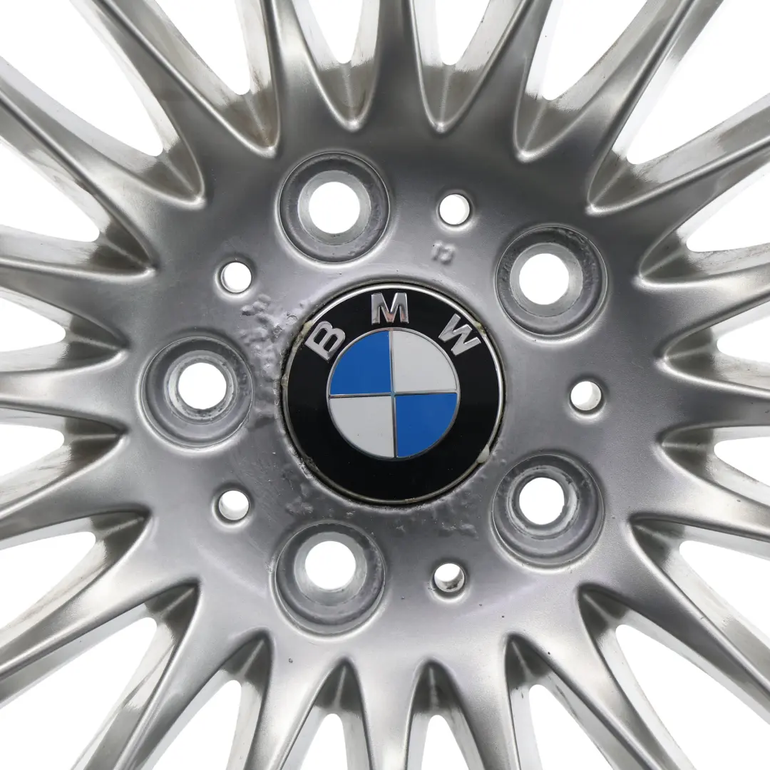 Alloy Wheel Rim 17" ET:34 8J Spider Spoke 187 to BMW E90 E91 Silver with Part number 6768969 BMW E90 E91 Silver Alloy Wheel Rim 17" ET:34 8J Spider Spoke 187 - SKU 6768969-2 - Part number 6768969
