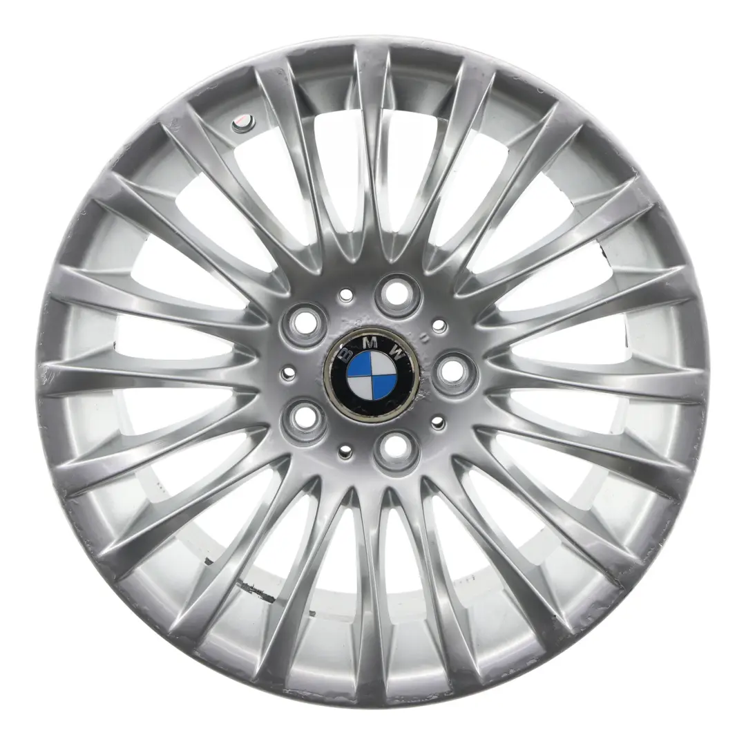 Alloy Wheel Rim 17" ET:34 8J Spider Spoke 187 to BMW E90 E91 Silver with Part number 6768969 BMW E90 E91 Silver Alloy Wheel Rim 17" ET:34 8J Spider Spoke 187 - SKU 6768969-3 - Part number 6768969