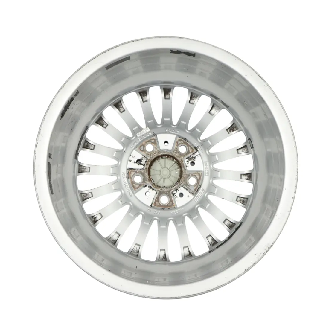 Alloy Wheel Rim 17" ET:34 8J Spider Spoke 187 to BMW E90 E91 Silver with Part number 6768969 BMW E90 E91 Silver Alloy Wheel Rim 17" ET:34 8J Spider Spoke 187 - SKU 6768969-3 - Part number 6768969