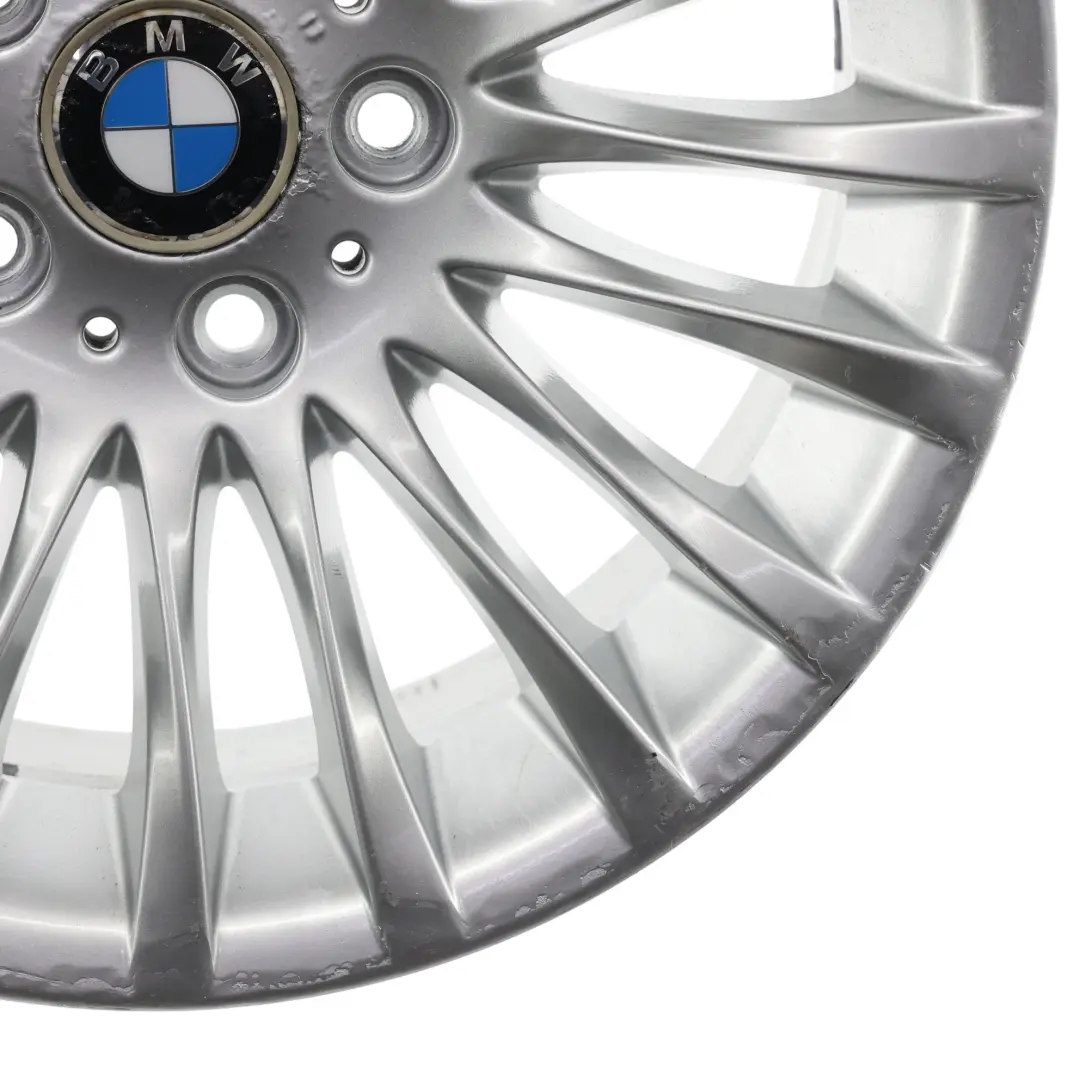 BMW E90 E91 Silver Alloy Wheel Rim 17" ET:34 8J Spider Spoke 187 - SKU 6768969-3 - Part number 6768969