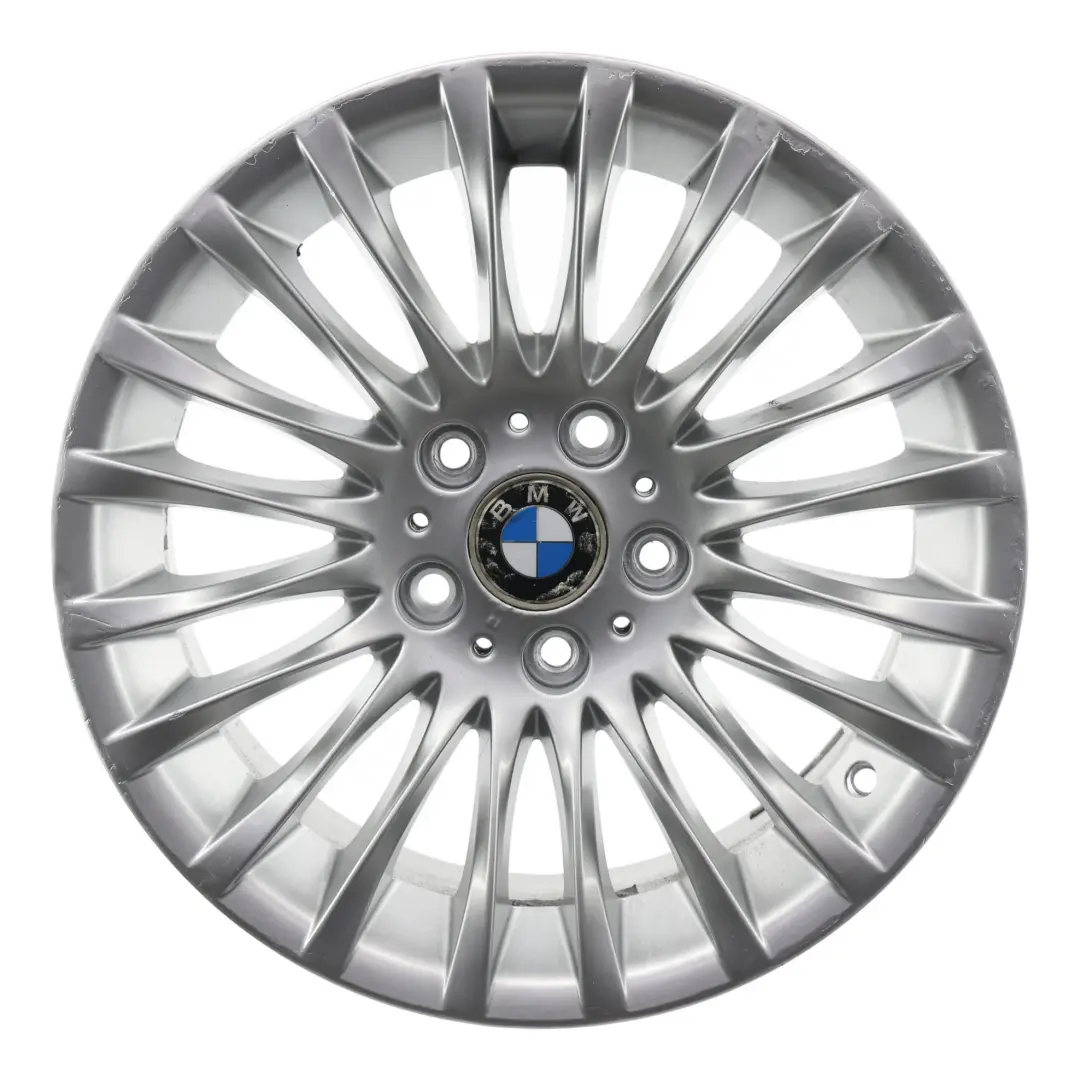 BMW E90 E91 Silver Alloy Wheel Rim 17" ET:34 8J Spider Spoke 187 - SKU 6768969-4 - Part number 6768969