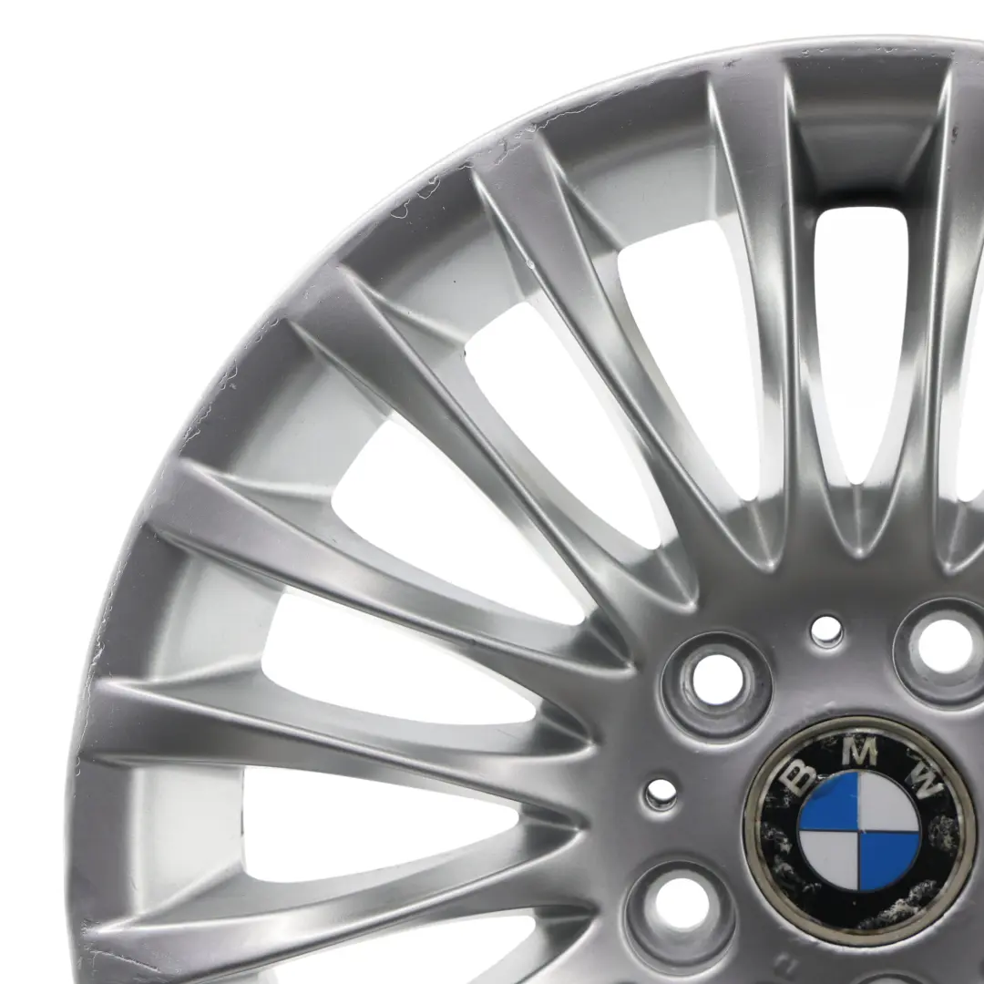 BMW E90 E91 Silver Alloy Wheel Rim 17" ET:34 8J Spider Spoke 187 - SKU 6768969-4 - Part number 6768969