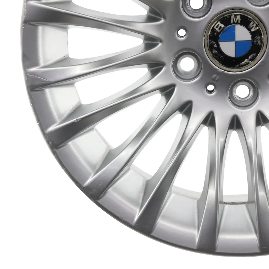 BMW E90 E91 Silver Alloy Wheel Rim 17" ET:34 8J Spider Spoke 187 - SKU 6768969-4 - Part number 6768969
