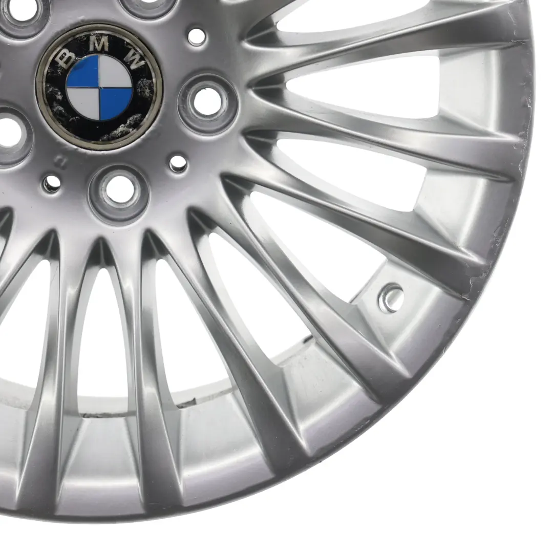 BMW E90 E91 Silver Alloy Wheel Rim 17" ET:34 8J Spider Spoke 187 - SKU 6768969-4 - Part number 6768969