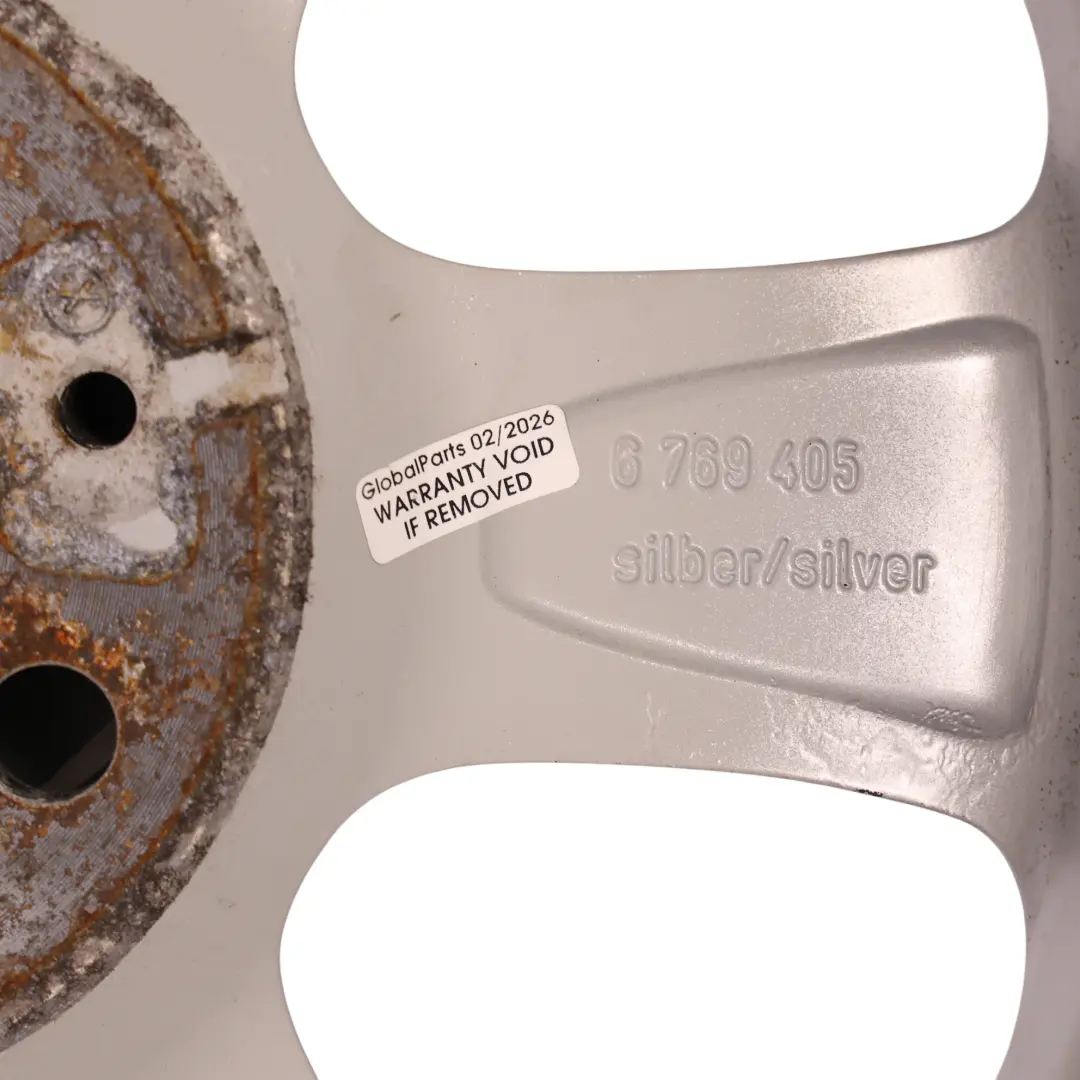 Argent Jante Alliage 15" ET:45 5,5J Rotator Spoke 101 pour Mini One R50 R56 à propos du numéro de pièce 6769405 Mini One R50 R56 Argent Jante Alliage 15" ET:45 5,5J Rotator Spoke 101 - SKU 6769405-2 - Numéro de pièce 6769405