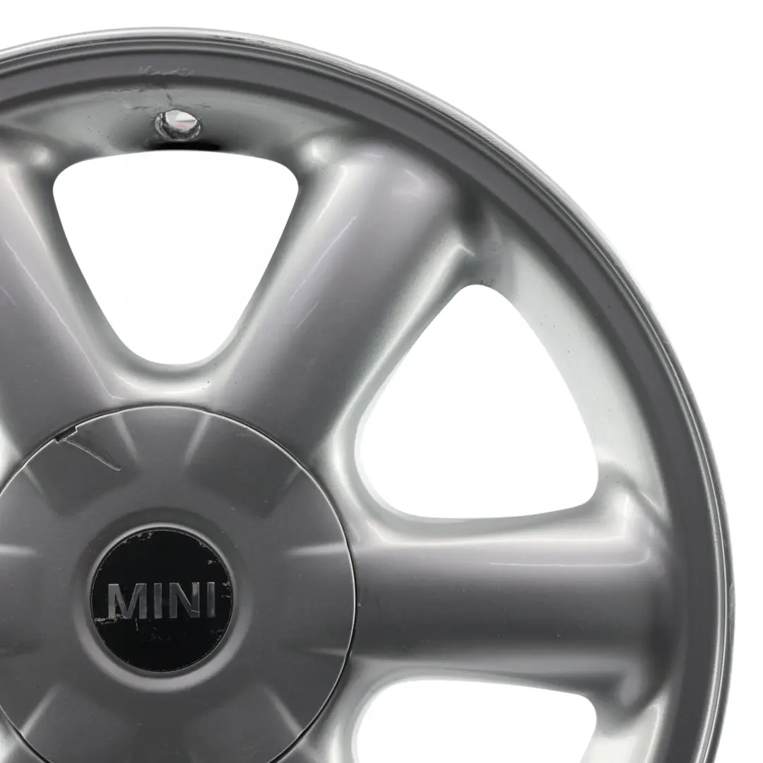 Llanta Aleación Plateada 15" ET:45 5,5J Spoke 101 para Mini One R50 R56 con número de pieza 6769405 Mini One R50 R56 Llanta Aleación Plateada 15" ET:45 5,5J Spoke 101 - SKU 6769405-2 - Número de pieza 6769405