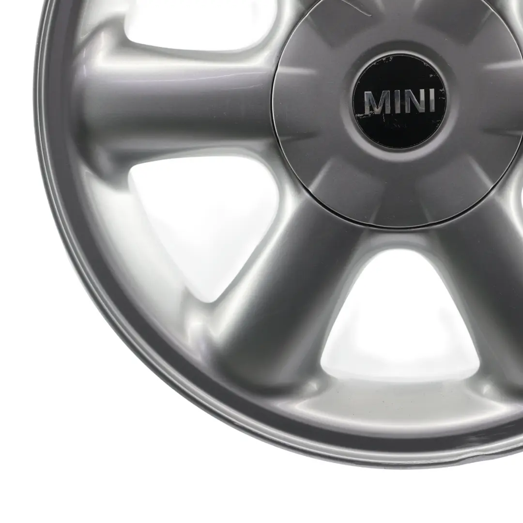 Mini One R50 R56 Silberne Alufelge 15" ET:45 5,5J Rotator Speiche 101 - SKU 6769405-2 - Teilenummer 6769405