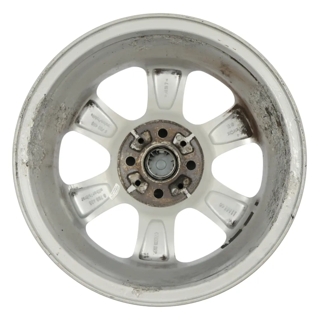 Alloy Rim 15" ET:45 5,5J Rotator Spoke 101 to Mini R50 R56 Silver Wheel with Part number 6769405 Mini R50 R56 Silver Wheel Alloy Rim 15" ET:45 5,5J Rotator Spoke 101 - SKU 6769405-3 - Part number 6769405