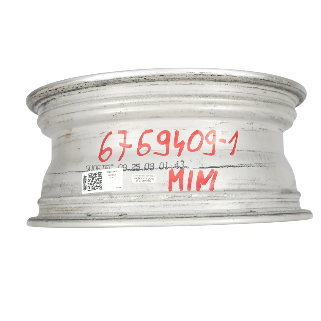 Cerchio AlluMini o 16" 5-Star Blaster 103 per Mini Cooper One R50 R52 R53 R55 R56 con numero di parte 6769409 Mini Cooper One R50 R52 R53 R55 R56 Cerchio AlluMini o 16" 5-Star Blaster 103 - SKU 6769409-1 - Numero di parte 6769409