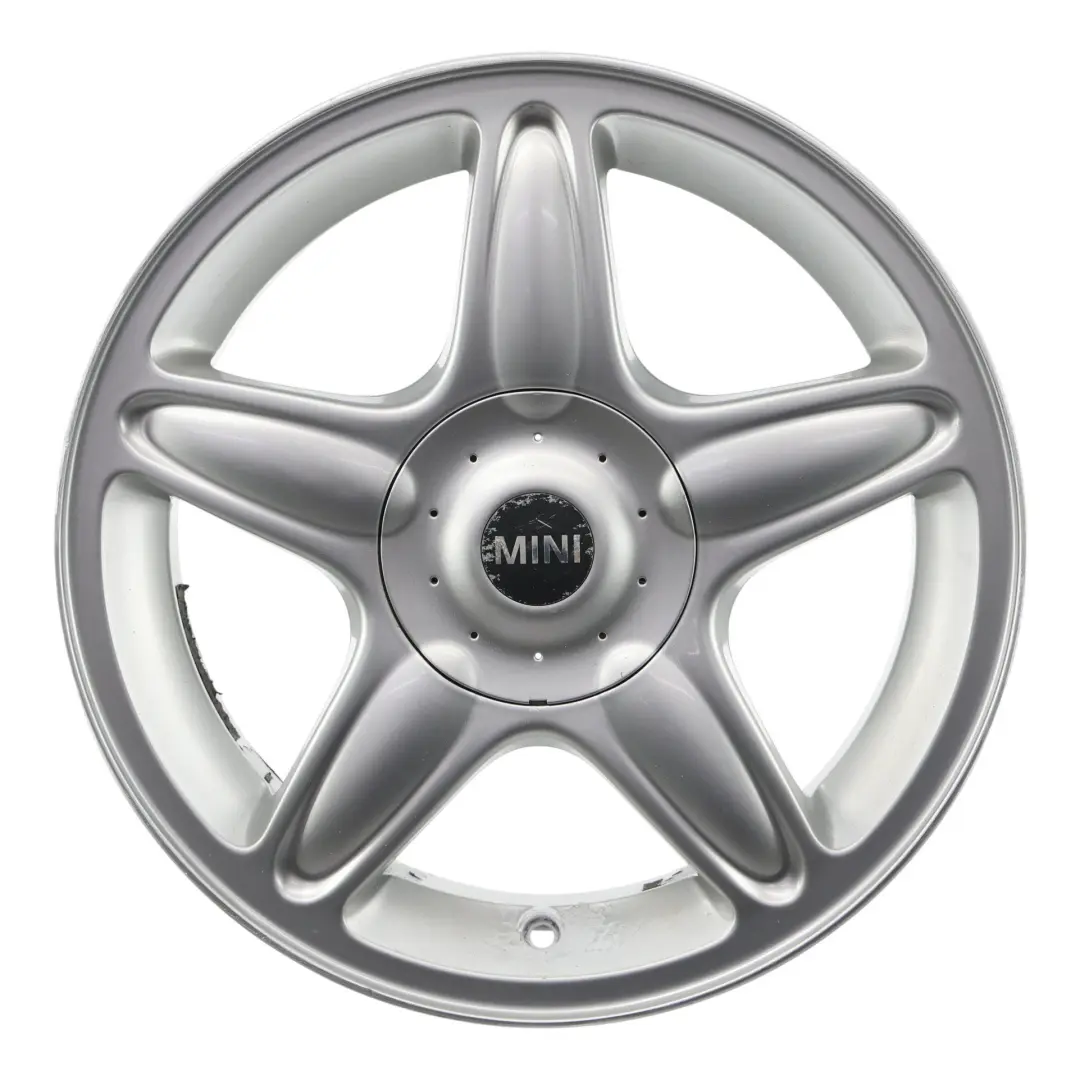 Alufelge 16" 6.5J 5-Star Blaster 103 für Mini Cooper R50 R52 R53 R55 R56 R57 mit Teilenummer 6769409 Mini Cooper R50 R52 R53 R55 R56 R57 Alufelge 16" 6.5J 5-Star Blaster 103 - SKU 6769409-8 - Teilenummer 6769409