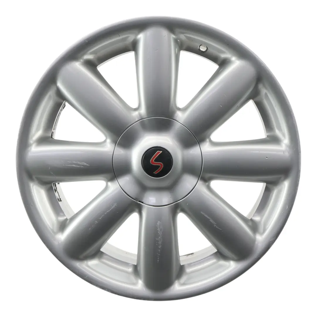 Alloy Rim 17" 7J ET:48 Crown Spoke 104 to Mini Cooper One R50 R55 R56 Silver Wheel with Part number 6769411 Mini Cooper One R50 R55 R56 Silver Wheel Alloy Rim 17" 7J ET:48 Crown Spoke 104 - SKU 6769411-1 - Part number 6769411