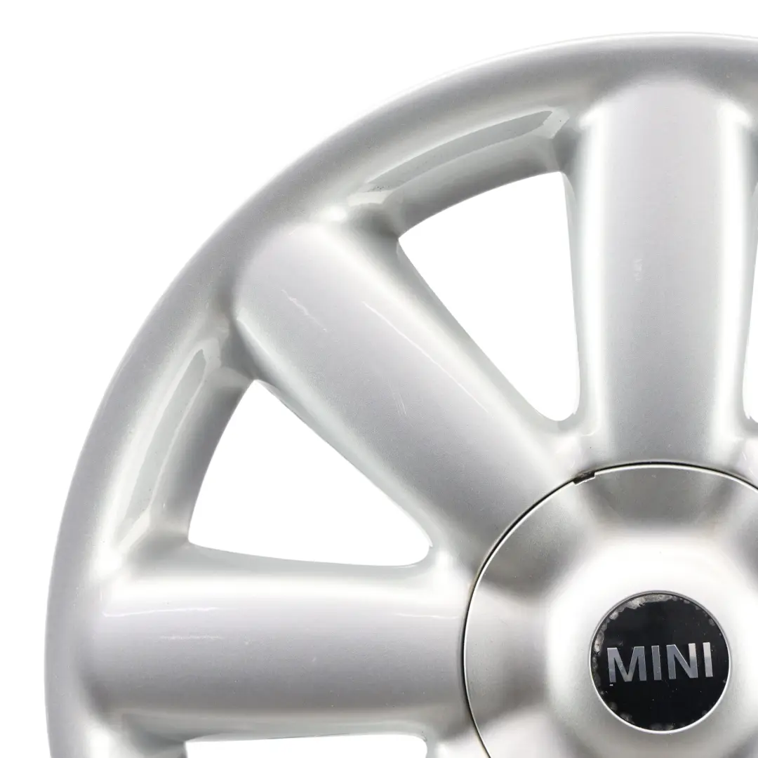 Mini Cooper R50 R55 R56 R57 Silberne Leichtmetallfelge 17" 7J Crown Speichen 104 - SKU 6769411-5 - Teilenummer 6769411
