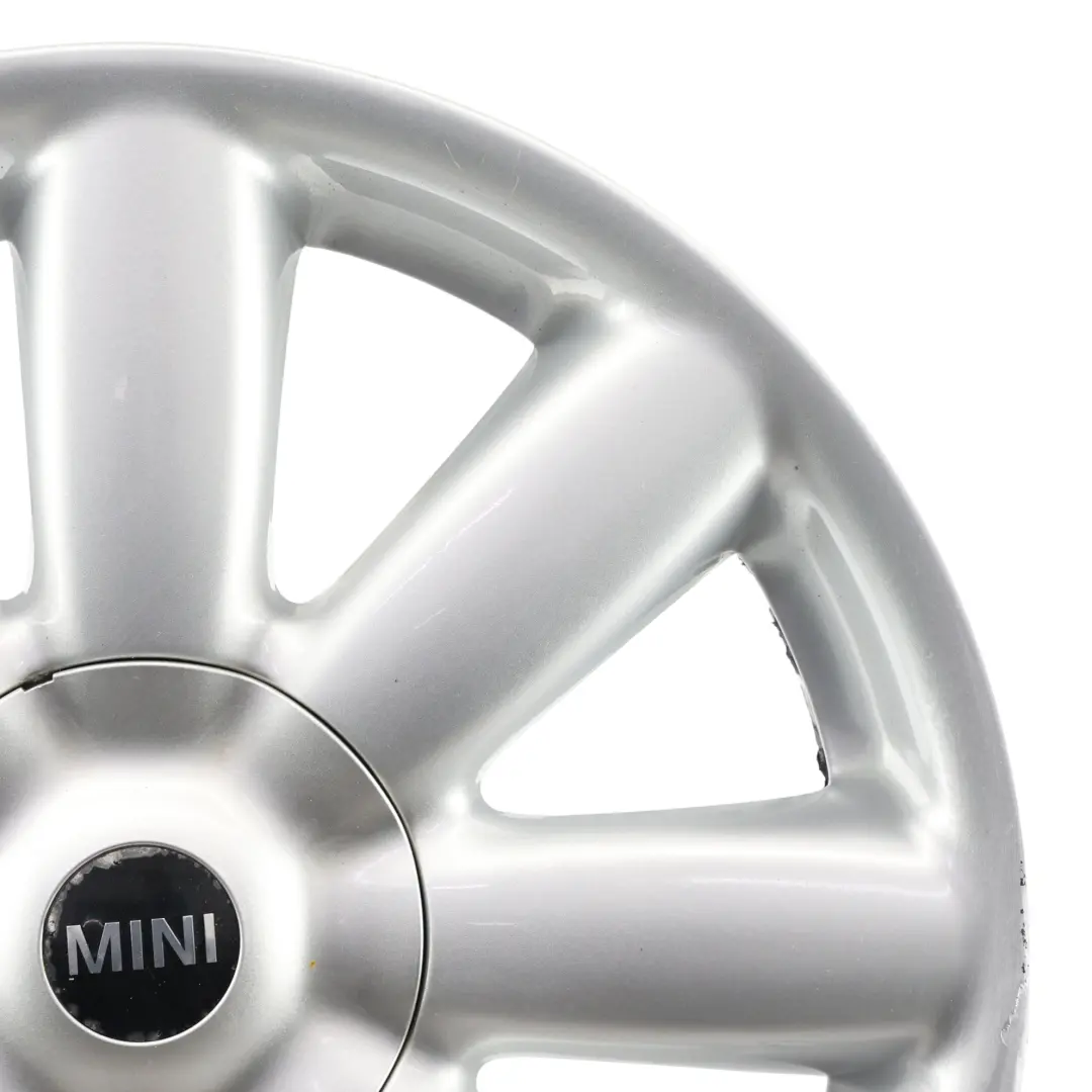 Mini Cooper R50 R55 R56 R57 Silberne Leichtmetallfelge 17" 7J Crown Speichen 104 - SKU 6769411-5 - Teilenummer 6769411