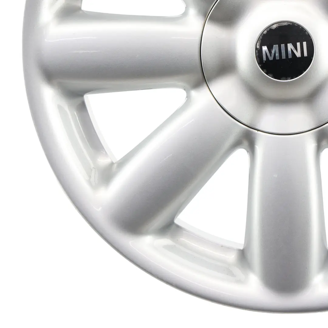 Mini Cooper R50 R55 R56 R57 Silberne Leichtmetallfelge 17" 7J Crown Speichen 104 - SKU 6769411-5 - Teilenummer 6769411