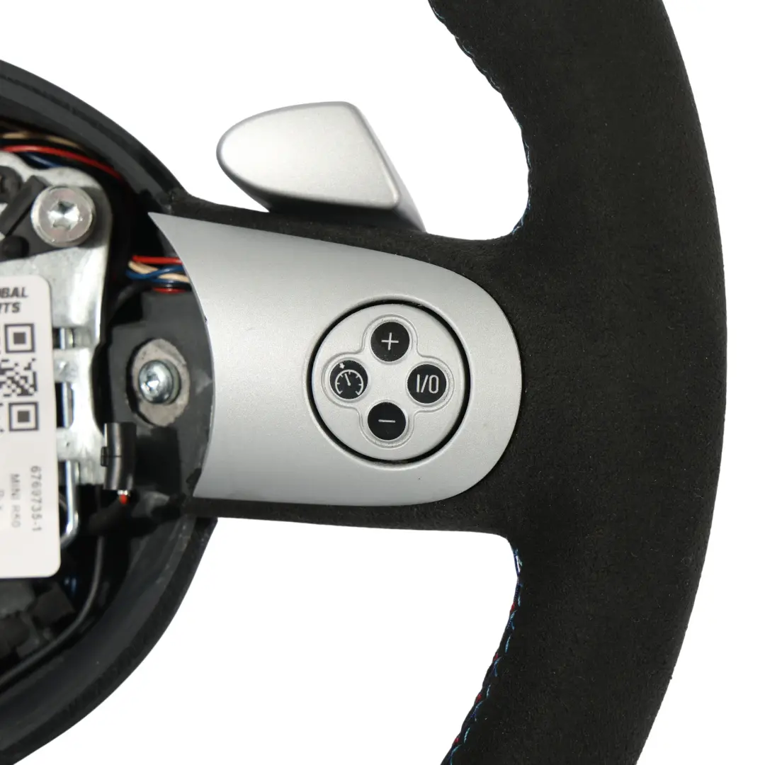 NUEVO Volante Deportivo De Cuero Negro Steptronic para Mini Cooper R50 R52 R53 con número de pieza 6769735 Mini Cooper R50 R52 R53 NUEVO Volante Deportivo De Cuero Negro Steptronic - SKU 6769735-1 - Número de pieza 6769735