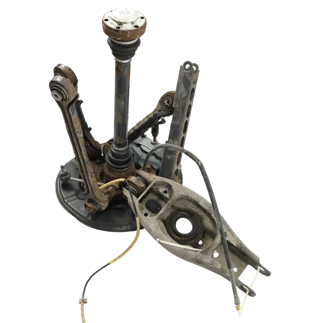 BMW E90 335i N54 Rueda Trasera Izquierda Cubo Eje Suspensión Freno Disco Pinza - SKU 6774807-26 - Número de pieza 6774807