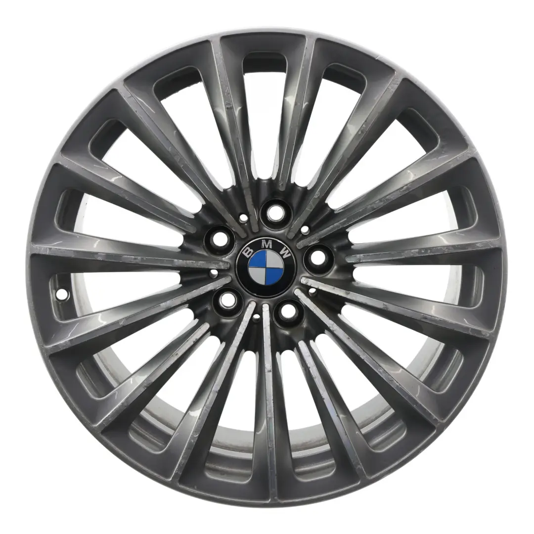 BMW F01 F02 F07 Srebrna Felga Aluminiowa 19" 9.5J ET:39 Styling 252 - SKU 6775393-1 - Numer Części 6775393