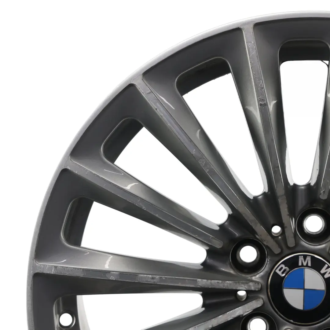 Srebrna Felga Aluminiowa 19" 9.5J ET:39 Styling 252 do BMW F01 F02 F07 o numerze 6775393 BMW F01 F02 F07 Srebrna Felga Aluminiowa 19" 9.5J ET:39 Styling 252 - SKU 6775393-1 - Numer Części 6775393