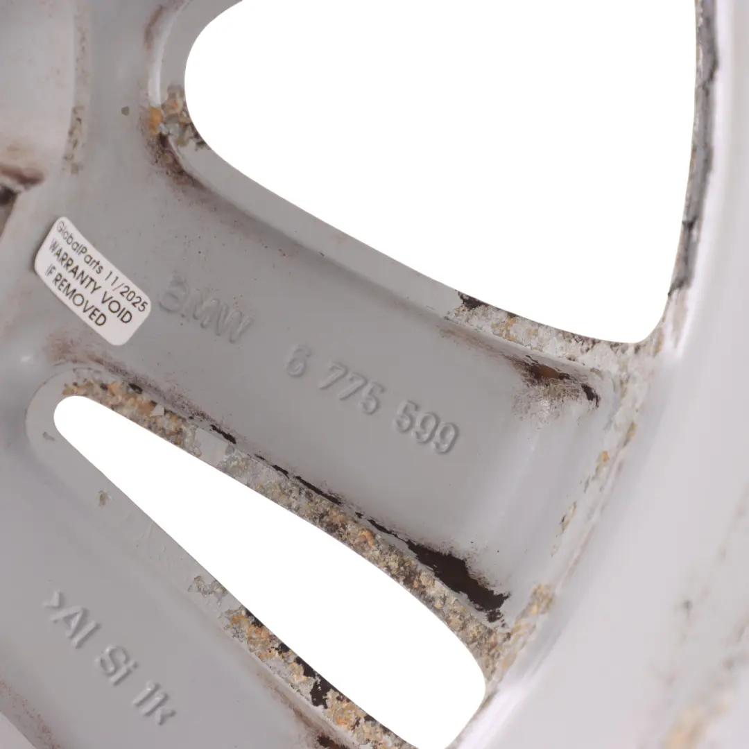 Alloy Wheel Rim 17" Double Spoke 161 ET:34 8J to BMW E90 E91 E92 E93 with Part number 6775599 BMW E90 E91 E92 E93 Alloy Wheel Rim 17" Double Spoke 161 ET:34 8J - SKU 6775599-4 - Part number 6775599