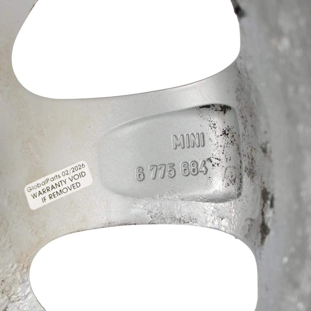 Alloy Rim 16" 6,5J ET:48 Bridge Spoke 94 to Mini R50 R53 R55 R56 Wheel with Part number 6775684 Mini R50 R53 R55 R56 Wheel Alloy Rim 16" 6,5J ET:48 Bridge Spoke 94 - SKU 6775684-3 - Part number 6775684