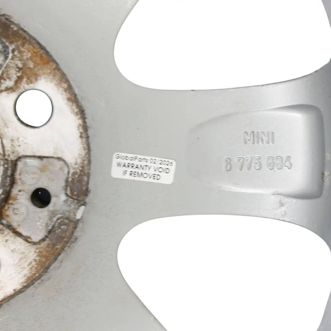 Alloy Rim 16" 6,5J ET:48 Bridge Spoke 94 to Mini Cooper R50 R53 R55 R56 R57 Wheel with Part number 6775684 Mini Cooper R50 R53 R55 R56 R57 Wheel Alloy Rim 16" 6,5J ET:48 Bridge Spoke 94 - SKU 6775684-4 - Part number 6775684