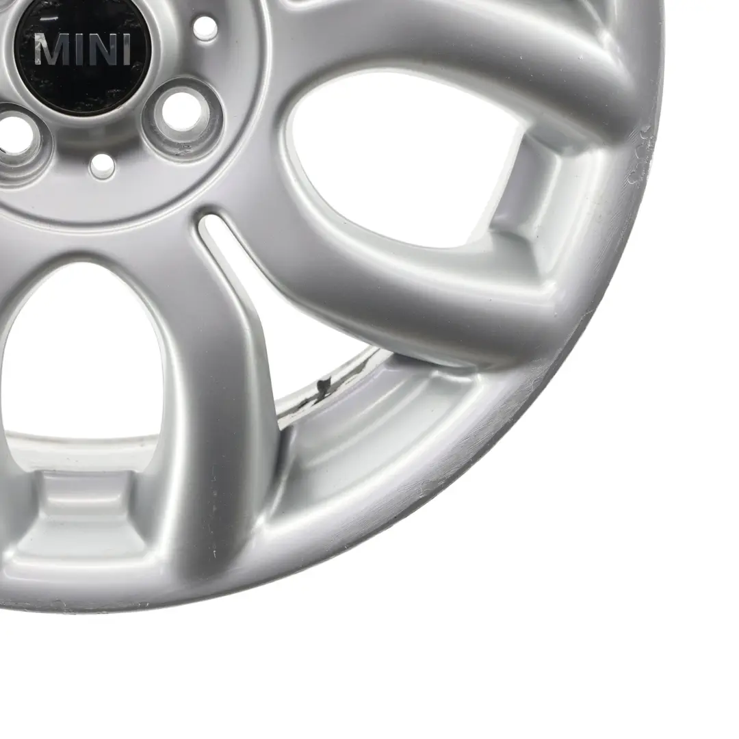 Silber Alu Felge 17" 7J Flamme Speiche 97 für Mini Cooper R50 R55 R56 R57 mit Teilenummer 6775685 Mini Cooper R50 R55 R56 R57 Silber Alu Felge 17" 7J Flamme Speiche 97 - SKU 6775685-1 - Teilenummer 6775685
