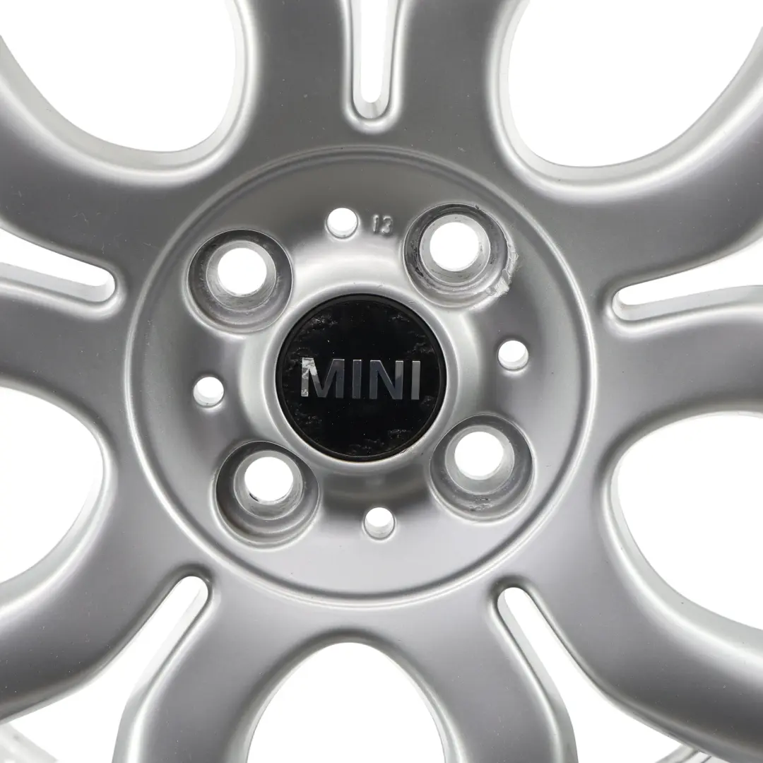 llanta De aleacion De plata 17 "7J Flame Spoke 97 para Mini Cooper R50 R55 R56 R57 con número de pieza 6775685 Mini Cooper R50 R55 R56 R57 llanta De aleacion De plata 17 "7J Flame Spoke 97 - SKU 6775685-1 - Número de pieza 6775685