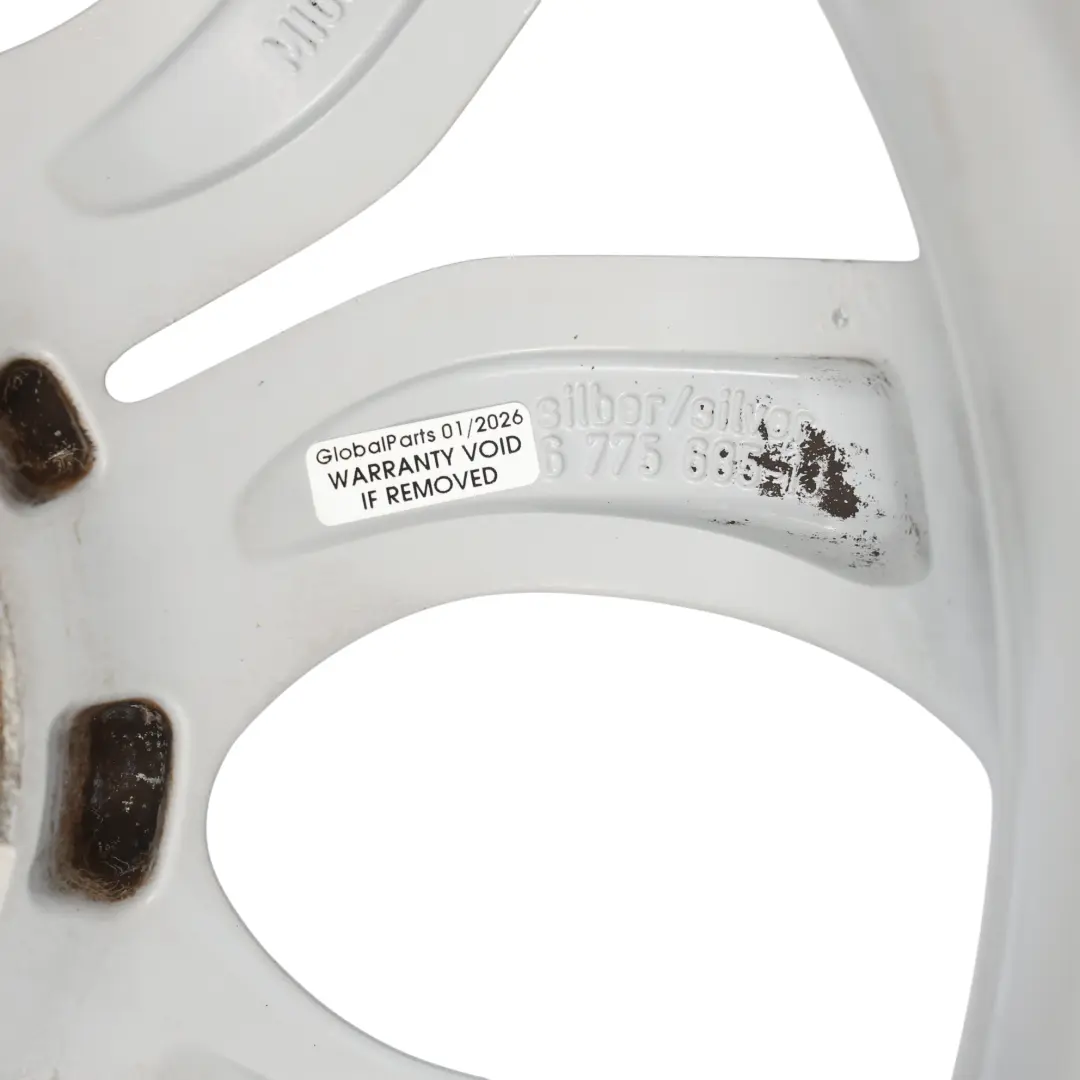 Mini Cooper One R50 R55 R56 R57 Jante Alliage Argent 17" 7J Flame Spoke 97 - SKU 6775685-2 - Numéro de pièce 6775685