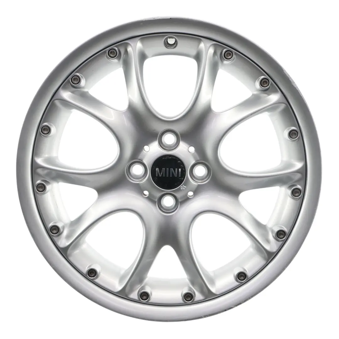 Mini Cooper R50 R53 R56 Argent Jantes Alu 7J Et : 48 17 " Web Spoke Composite 98 - SKU 6775686-1 - Numéro de pièce 6775686