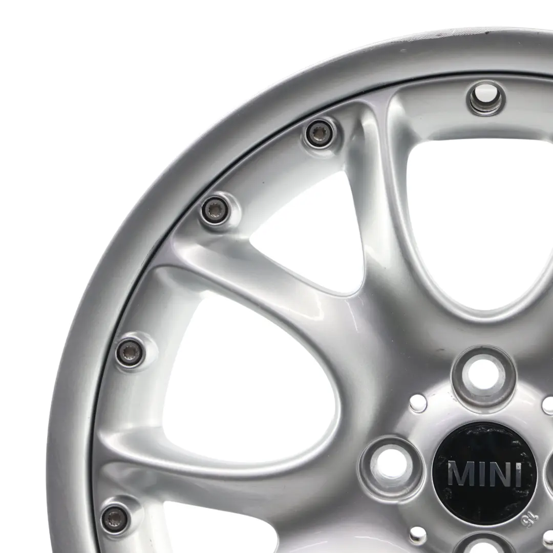 Mini Cooper R50 R53 R56 Argento Cerchio AlluMini o 7J ET: 48 17" Web Raggio - SKU 6775686-1 - Numero di parte 6775686