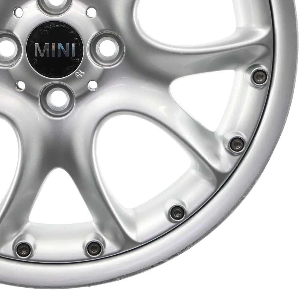 Mini Cooper R50 R53 R56 Argento Cerchio AlluMini o 7J ET: 48 17" Web Raggio - SKU 6775686-1 - Numero di parte 6775686