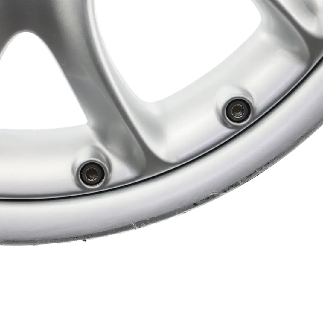 Srebrna Felga Aluminiowa 17" 7J ET:48 do Mini Cooper R50 R56 o numerze 6775686 Mini Cooper R50 R56 Srebrna Felga Aluminiowa 17" 7J ET:48 - SKU 6775686-1 - Numer Części 6775686