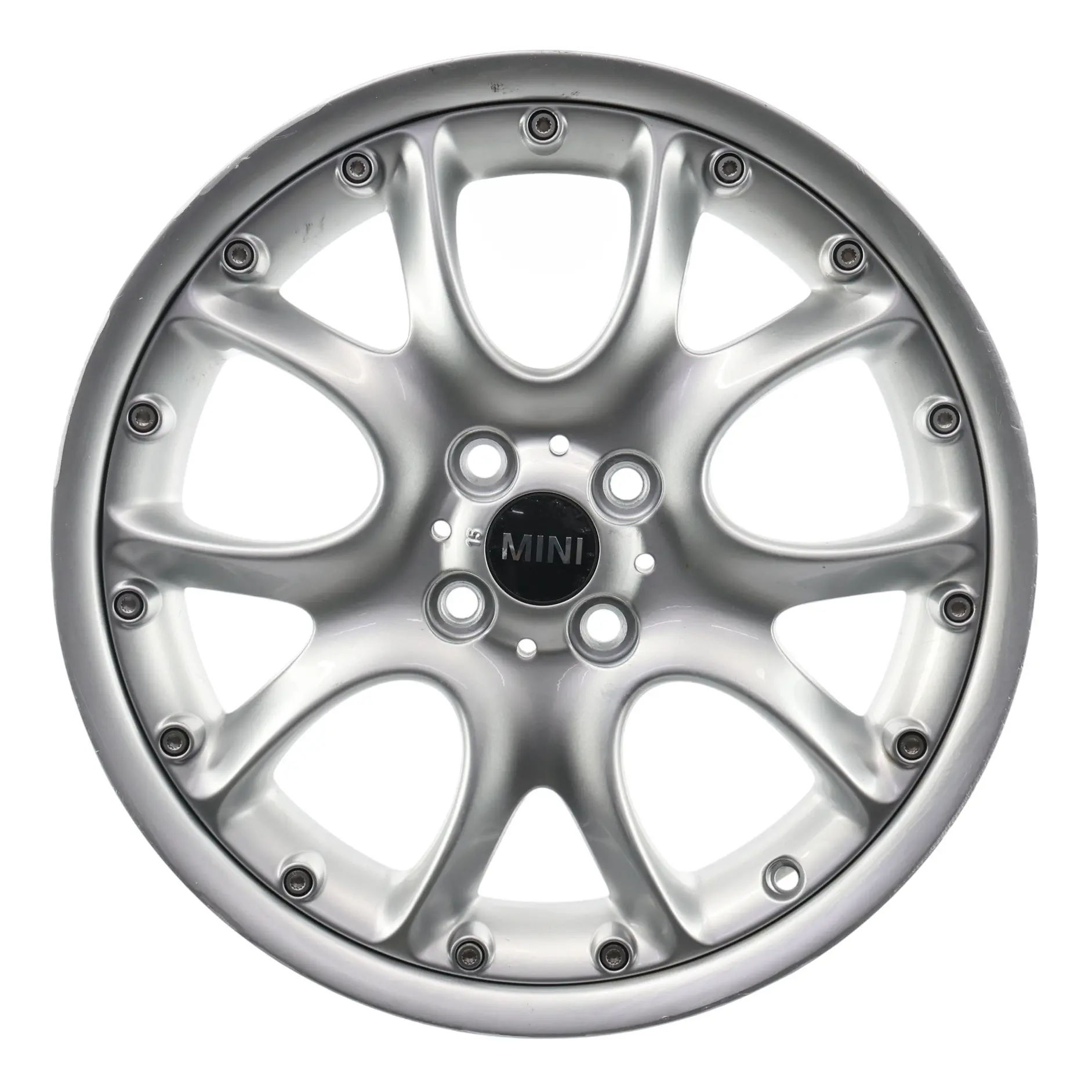 Mini Cooper R50 R53 R53 R56 Silber Felge 7J 17" ET:48 Web Spoke Composite 98