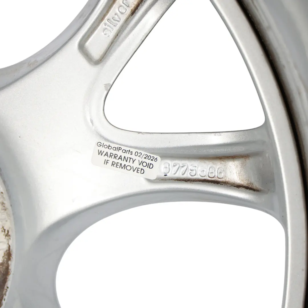 Mini Cooper R50 R53 R53 R56 Silber Felge 7J 17" ET:48 Web Spoke Composite 98 - SKU 6775686-2 - Teilenummer 6775686