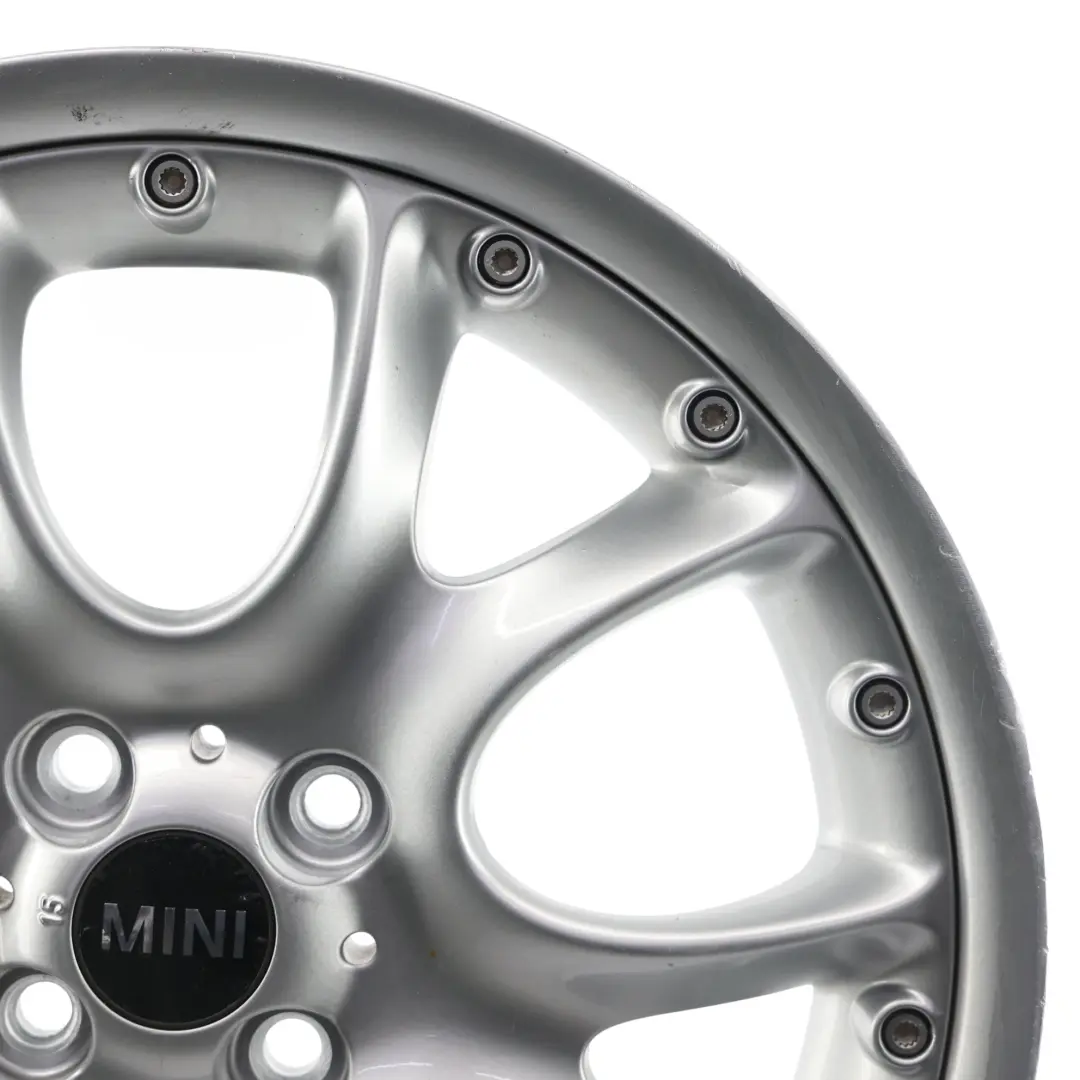 Mini Cooper R50 R53 R53 R56 Silber Felge 7J 17" ET:48 Web Spoke Composite 98 - SKU 6775686-2 - Teilenummer 6775686