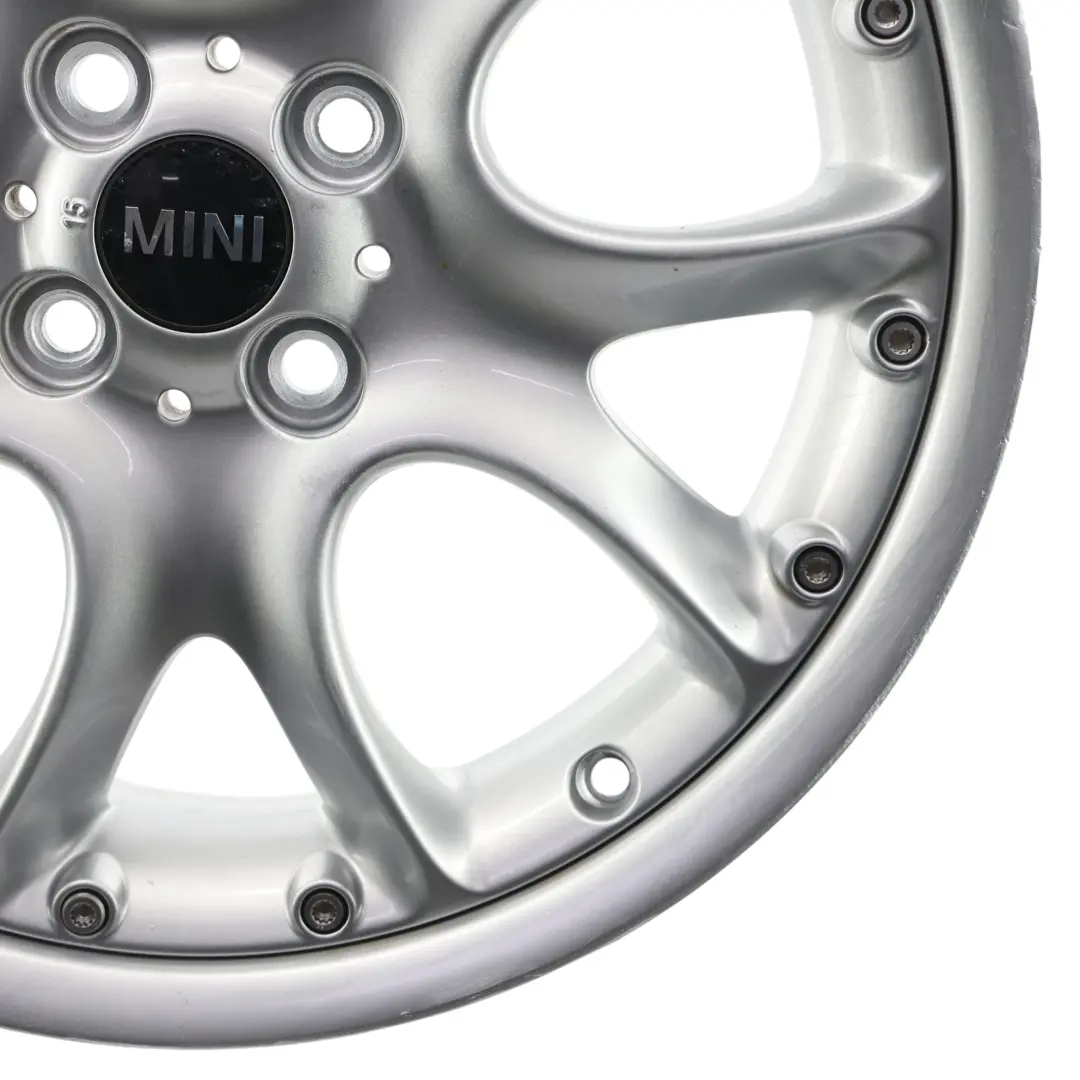 Silber Felge 7J 17" ET:48 Web Spoke Composite 98 für Mini Cooper R50 R53 R53 R56 mit Teilenummer 6775686 Mini Cooper R50 R53 R53 R56 Silber Felge 7J 17" ET:48 Web Spoke Composite 98 - SKU 6775686-2 - Teilenummer 6775686