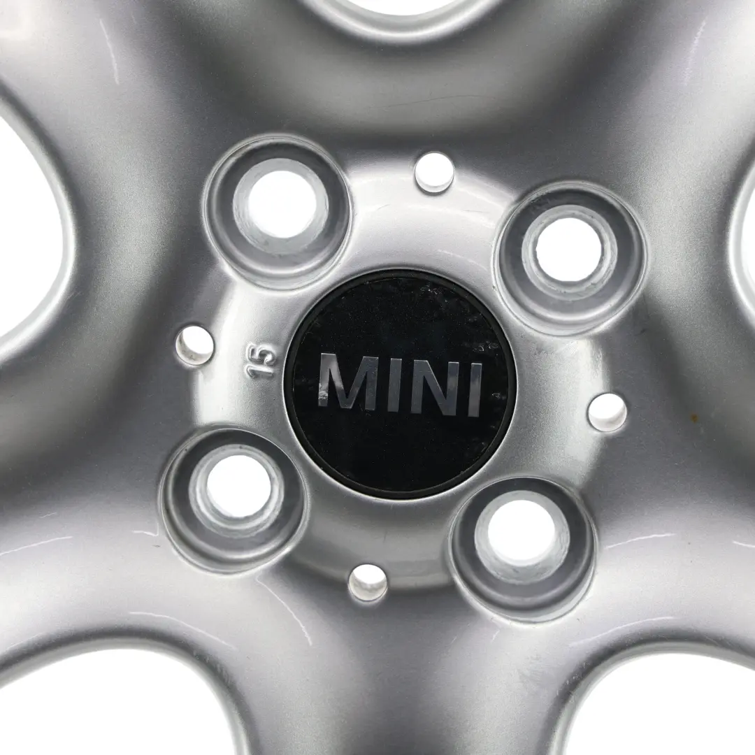 Mini Cooper R50 R53 R56 Argento Cerchio Lega 17" ET:48 7J Web Cross Spoke 98 - SKU 6775686-2 - Numero di parte 6775686