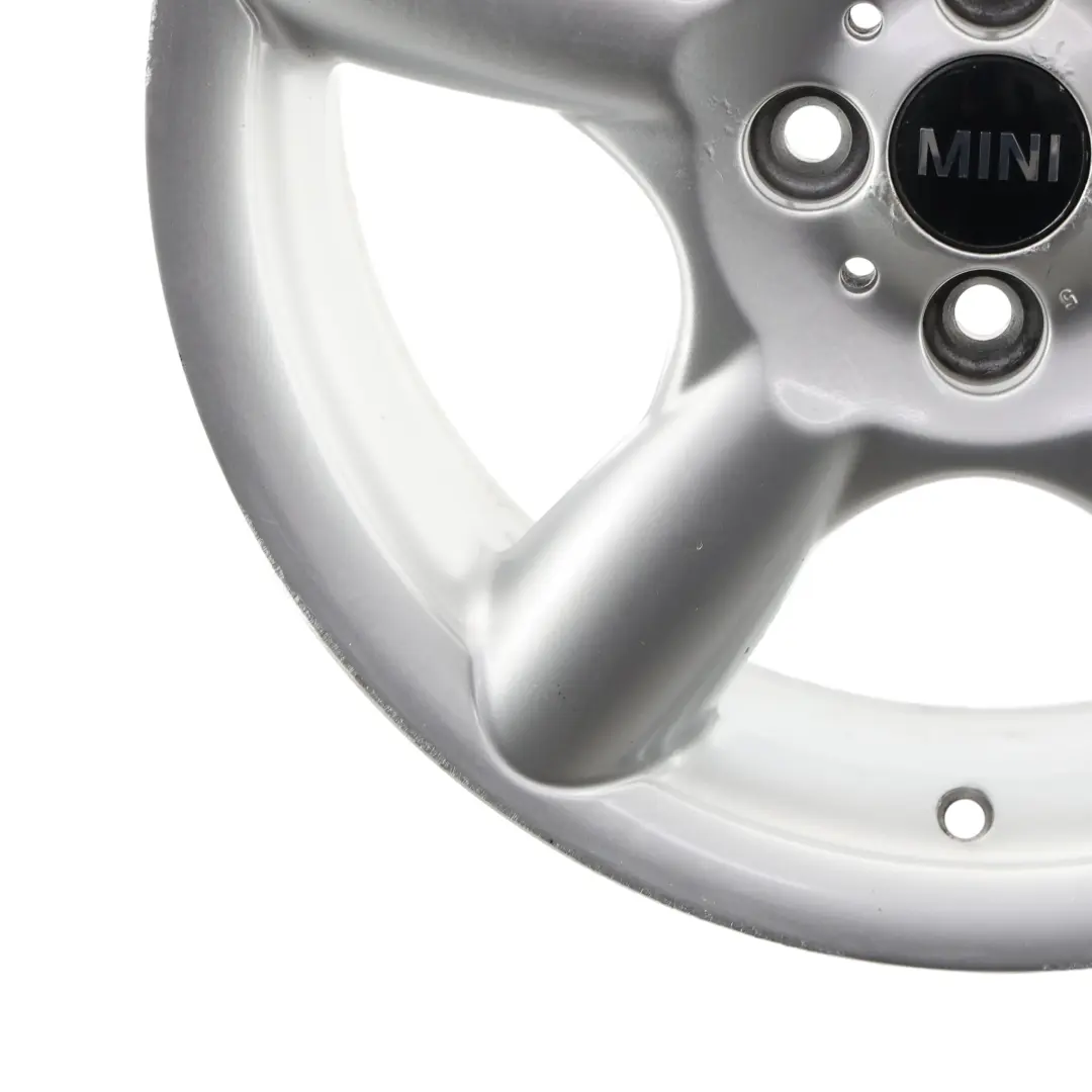 Argento Cerchio in lega 17" 7J 5 Star Pace Spoke 110 per Mini Cooper R50 R55 R56 con numero di parte 6777960 Mini Cooper R50 R55 R56 Argento Cerchio in lega 17" 7J 5 Star Pace Spoke 110 - SKU 6777960-1 - Numero di parte 6777960