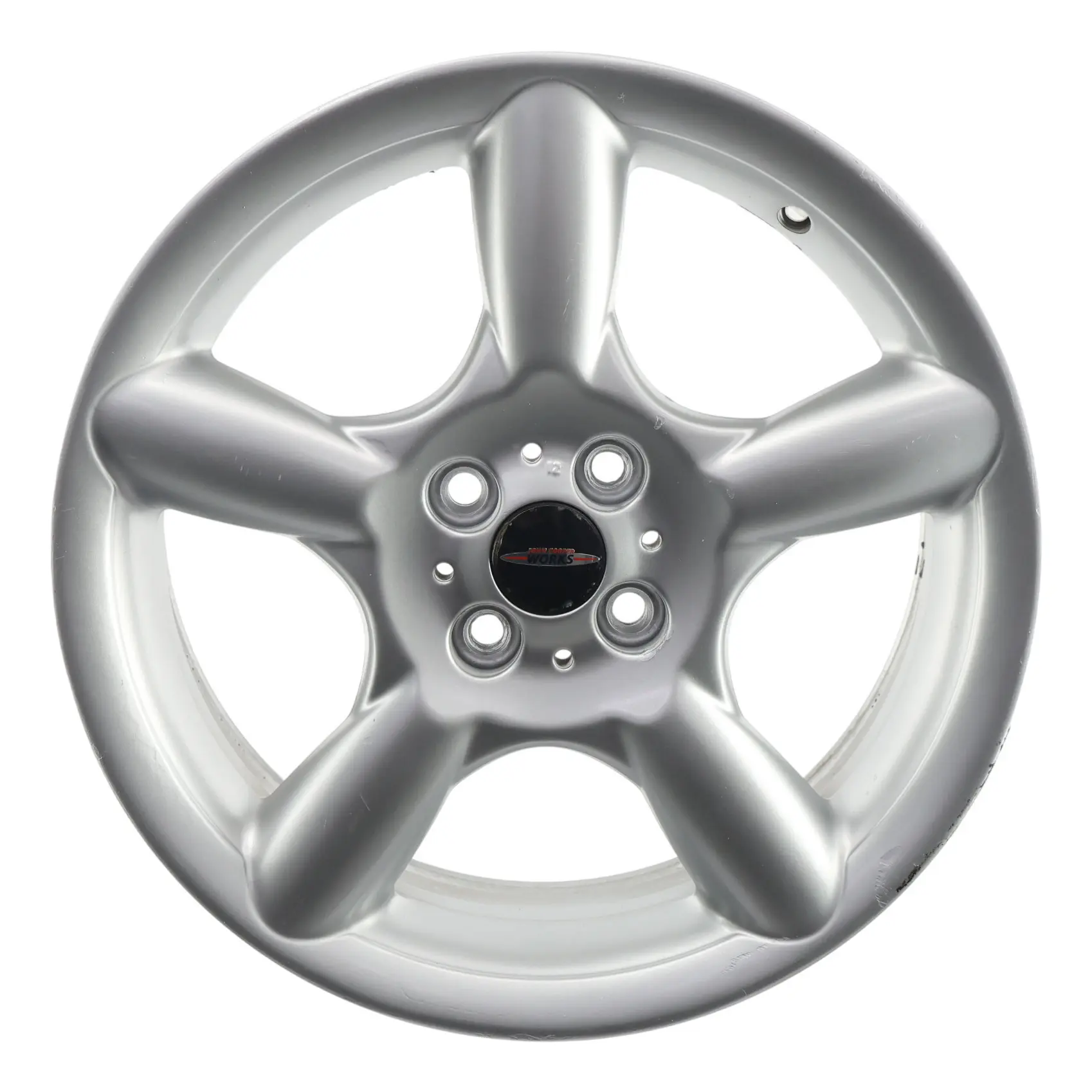 Mini Cooper R50 R55 R56 Argento Cerchio Lega 17" 7J ET:48 5 Star Pace Spoke 110