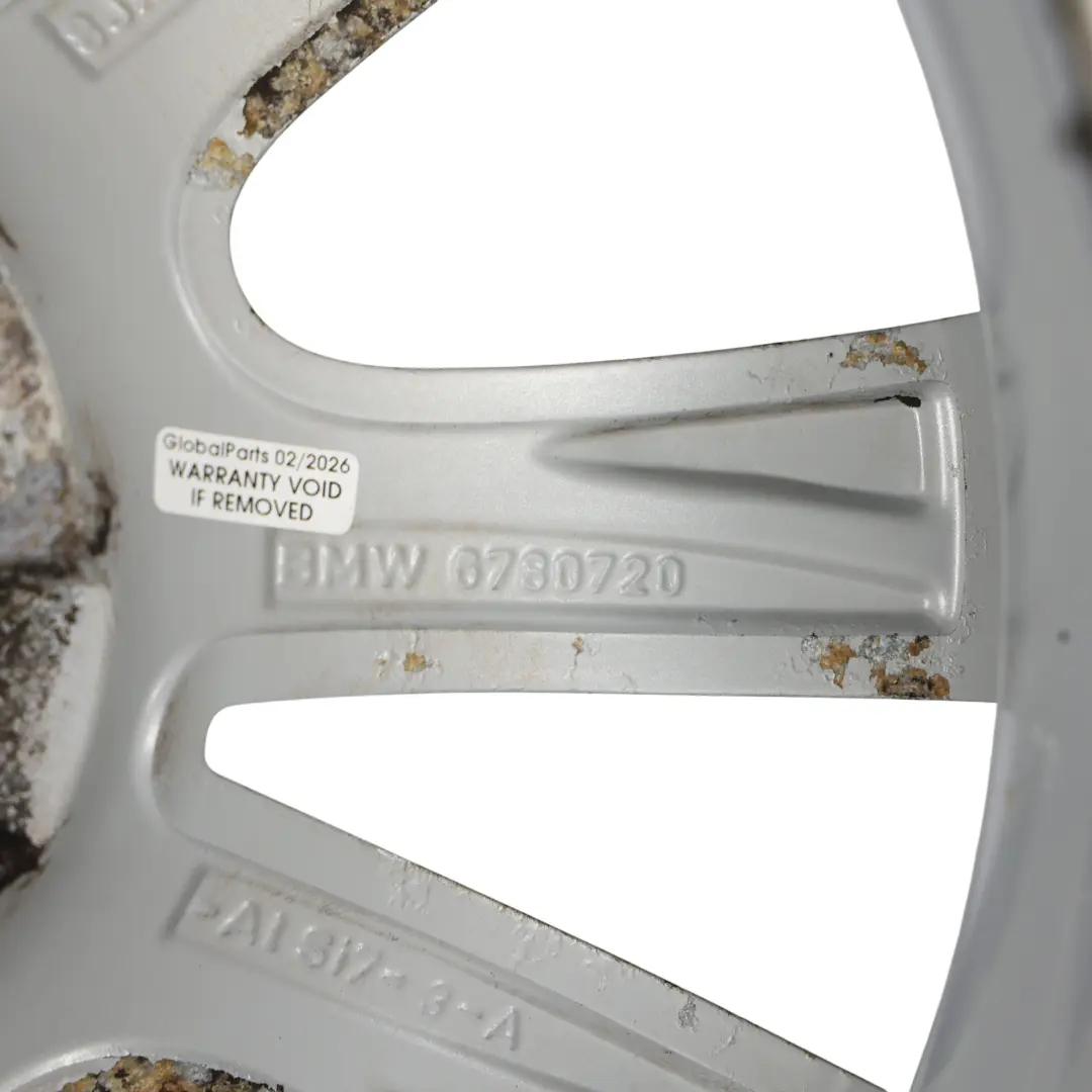  Cerchio In Lega BMW F10 F11 F12 Da 17" Con Raggi A V 236 8J ET:30 - SKU 6780720-1 - Numero di parte 6780720