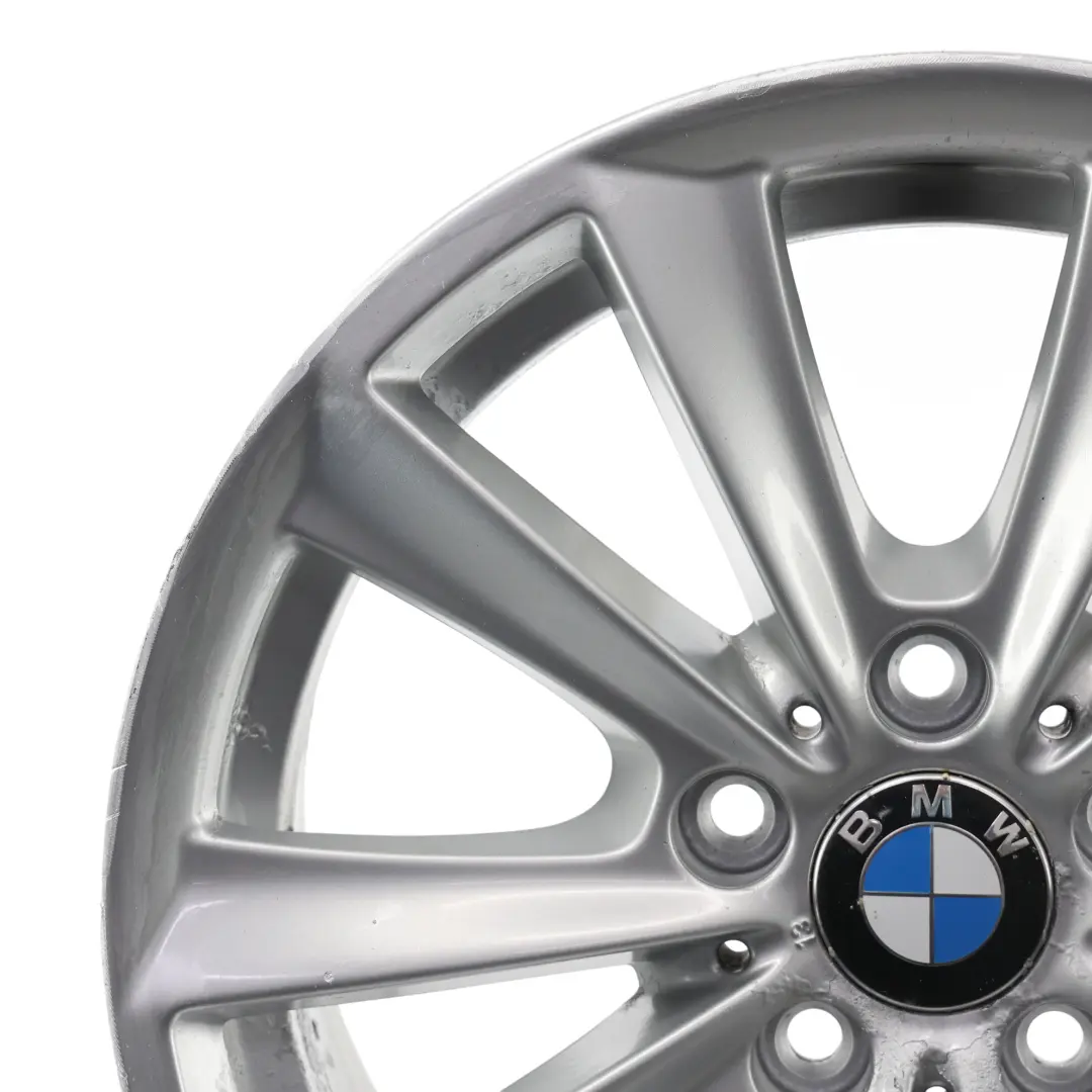 Alloy Wheel Rim 17" V Spoke 236 8J ET:30 to BMW F10 F11 F12 Silver with Part number 6780720 BMW F10 F11 F12 Silver Alloy Wheel Rim 17" V Spoke 236 8J ET:30 - SKU 6780720-2 - Part number 6780720