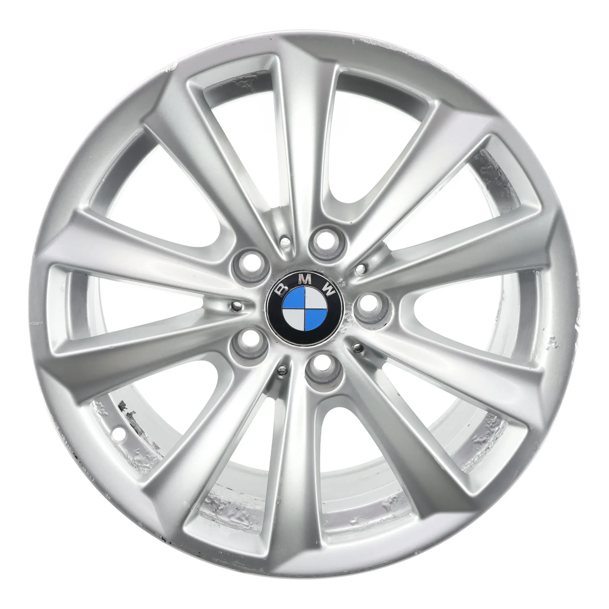 BMW F10 F11 F12 Silver Alloy Wheel Rim 17" V Spoke 236 8J ET:30 6780720