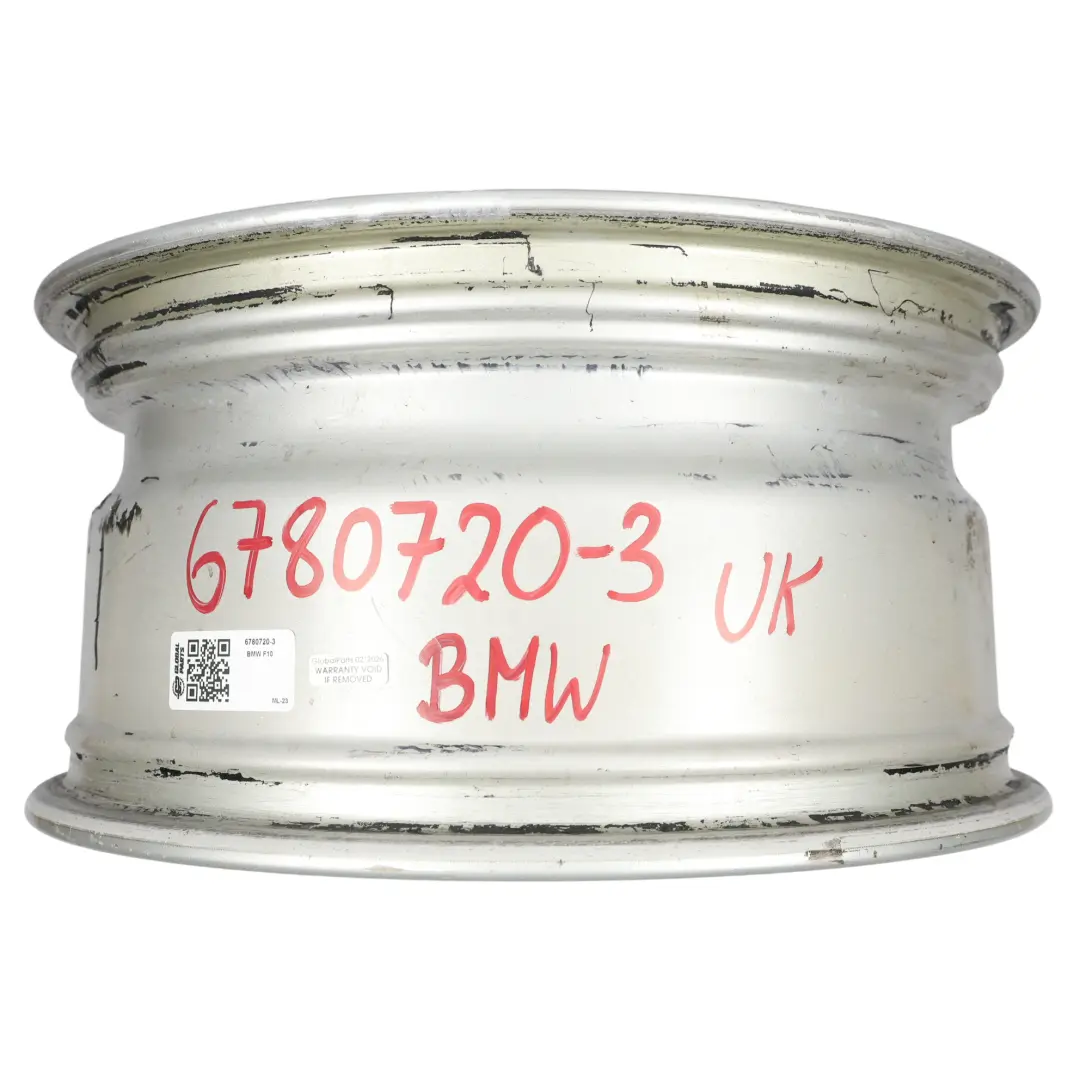 BMW F10 F11 F12 Silberne Leicht Metall Felge 17" V-Speiche 236 8J ET:30 - SKU 6780720-3 - Teilenummer 6780720