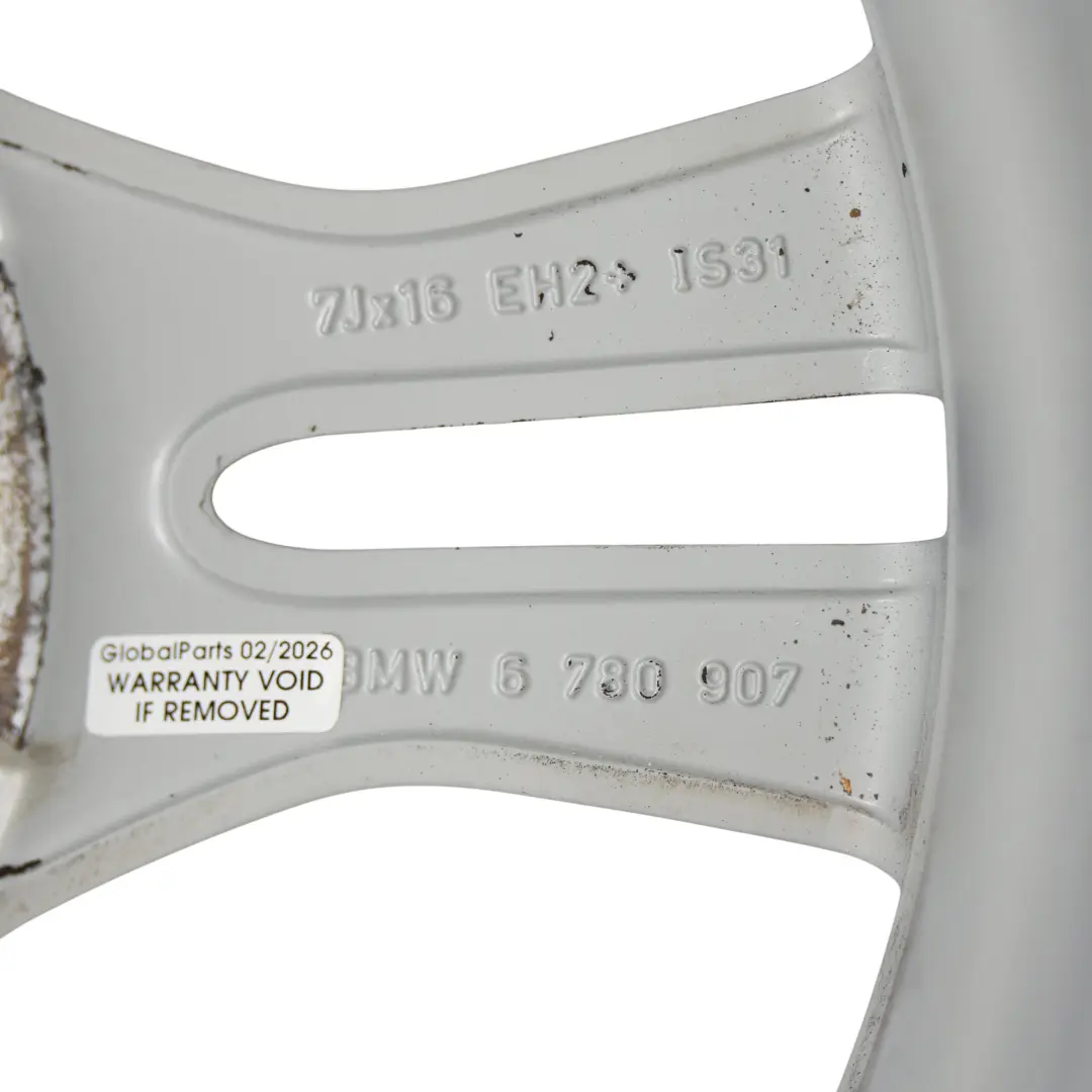 Alloy Wheel Rim 16" Double Spoke 268 7J ET:31 to BMW E90 E91 with Part number 6780907 BMW E90 E91 Alloy Wheel Rim 16" Double Spoke 268 7J ET:31 - SKU 6780907-1 - Part number 6780907