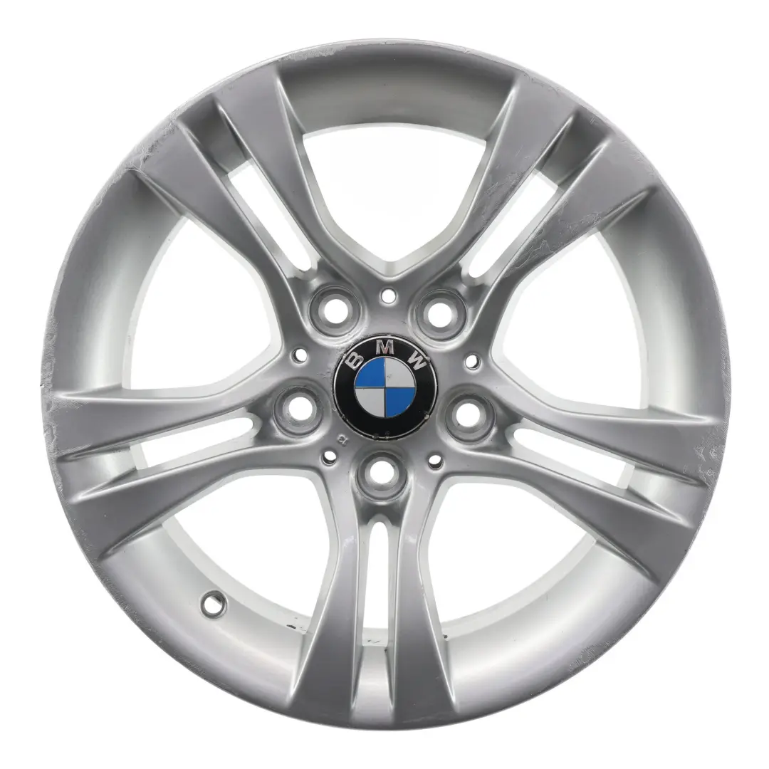 BMW E90 E91 Silver Alloy Wheel Rim 16" Double Spoke 268 7J ET:31 - SKU 6780907-2 - Part number 6780907