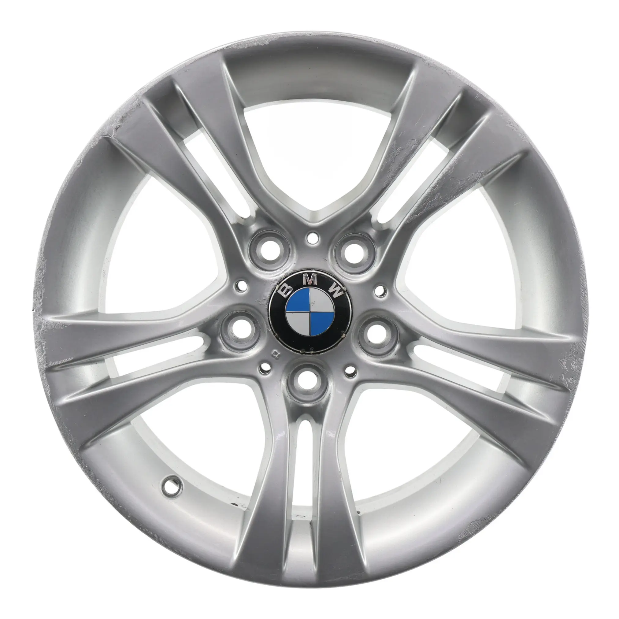 BMW E90 E91 Jante Alliage Argent 16" À Doubles Rayons 268 7J ET:31 6780907