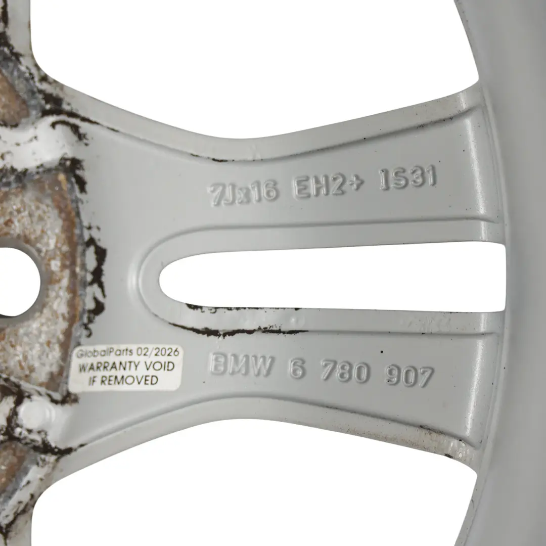 Cerchio In Lega Argento 16" A Doppi Raggi 268 7J ET:31 per BMW E90 E91 con numero di parte 6780907 BMW E90 E91 Cerchio In Lega Argento 16" A Doppi Raggi 268 7J ET:31 - SKU 6780907-2 - Numero di parte 6780907