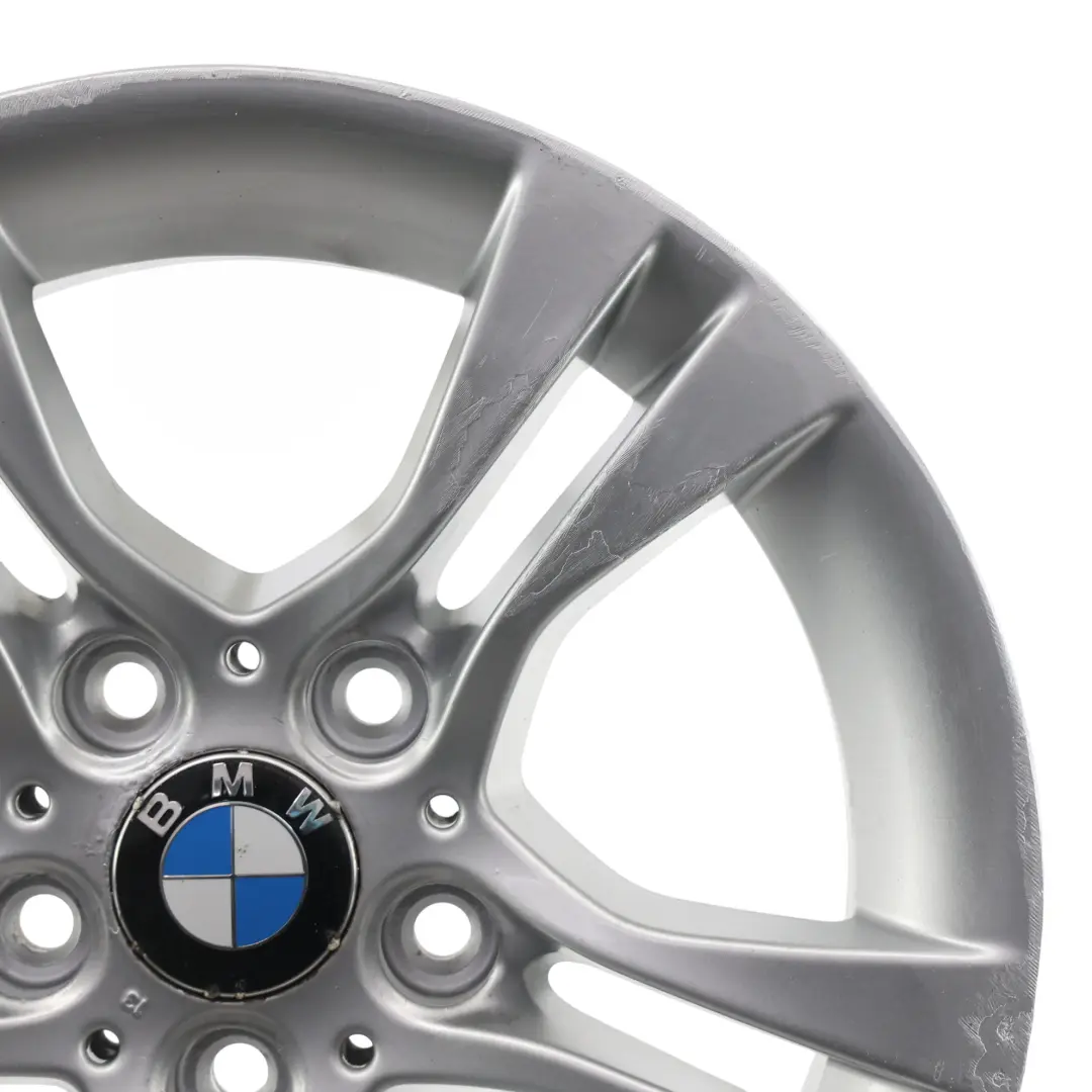 BMW E90 E91 Silver Alloy Wheel Rim 16" Double Spoke 268 7J ET:31 - SKU 6780907-2 - Part number 6780907