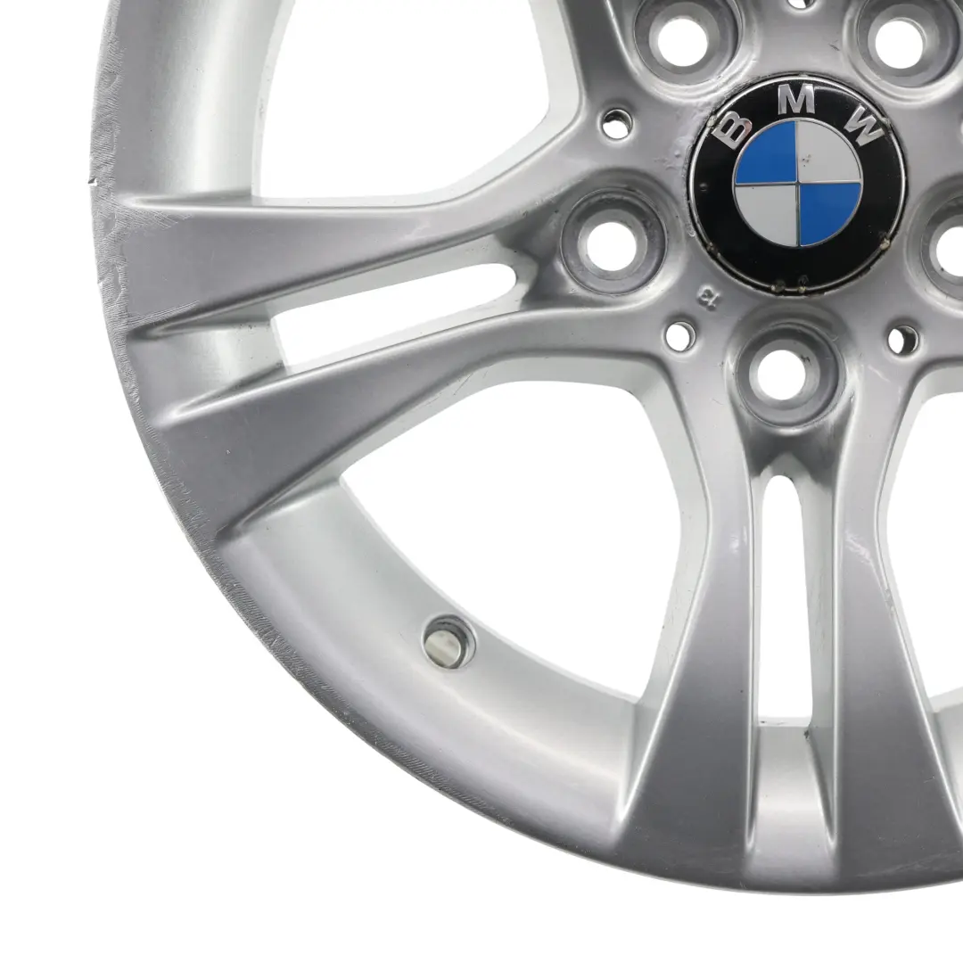 Alloy Wheel Rim 16" Double Spoke 268 7J ET:31 to BMW E90 E91 Silver with Part number 6780907 BMW E90 E91 Silver Alloy Wheel Rim 16" Double Spoke 268 7J ET:31 - SKU 6780907-2 - Part number 6780907
